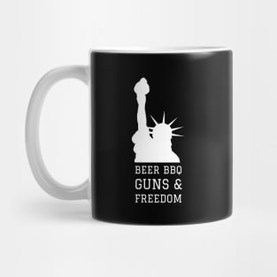 Beer, BBQ, Guns & Freedom Mug